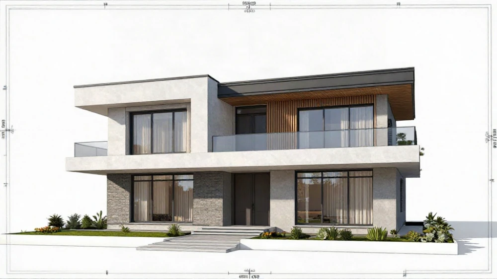 تصميم مخططات فلل مودرن